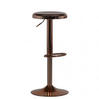 WOOOD Verstelbare Barkruk 'Isaac' kleur Koper (zithoogte 61-81cm) - thumbnail