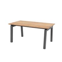 Taste Salix High Coffee Tafel Teak Antracite 120 x 64 x 55 cm 4SO - 4so - thumbnail