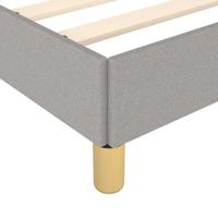 Bedframe zonder matras stof lichtgrijs 180x200 cm - thumbnail
