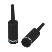 JAGWIRE End caps lined - 4,5mm shift (braided) - alloy (50pcs) - black - thumbnail