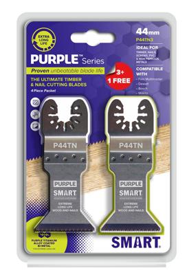 SMART blades UN PUR 44x52mm BiM Titaan blad 3st voor multitool