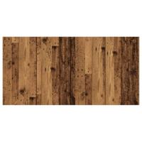 Hoofdeinde 160x1,5x80 cm bewerkt hout oud houtkleurig - thumbnail