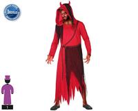 Kostuums voor Volwassenen DISFRAZ DEMONIO M-L Rood Demon (1 Onderdelen) (M/L) - thumbnail