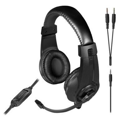SpeedLink LEGATOS Over Ear headset Kabel Stereo Zwart Headset Gamen