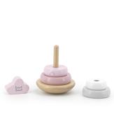 Label Label Stapeltoren Roze - thumbnail