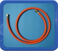 Propaanslang 150cm 2x3/8" wartel rubber slang (compleet) - thumbnail
