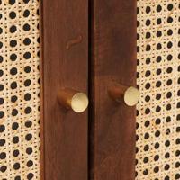 Media-opslagkasten en rekken Bruin 60 x 33.5 x 75 cm - thumbnail