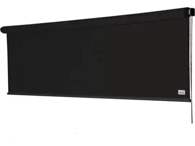 Nesling Coolfit rolgordijn zwart 2.48 x 2.4 meter