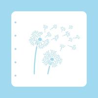 Nellie's Choice • various a6 stencil dandelion - thumbnail
