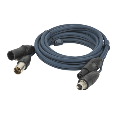 DAP FP-15 hybride kabel PowerCON True1 - 3p XLR 10 meter outdoor