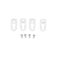 Hammond Electronics 1556FOOTWH-4 Montagevoet ABS kunststof Wit (l x b x h) 51 x 51 x 5 mm 4 stuk(s) - thumbnail