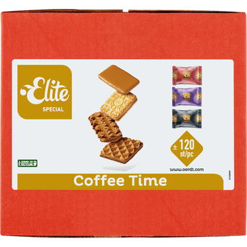 Elite Coffee Time koekjesmix 120 x 1 st bij Jumbo