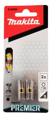 Makita Accessoires Slagschroefbit T30x25mm C IMPR - E-03230 - E-03230 - thumbnail