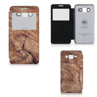 Samsung Galaxy Grand Prime Book Style Case Tree Trunk - thumbnail