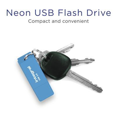 Integral INFD32GBNEONB3.0 USB flash drive 32 GB USB Type-A 3.2 Gen 1 (3.1 Gen 1) Blauw