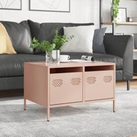 Tv-meubel 68x50x43,5 cm koudgewalst staal roze - thumbnail