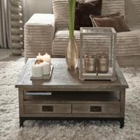 Rivièra Maison Salontafel 'The Hoxton' Essenhout, 90 x 90cm - thumbnail