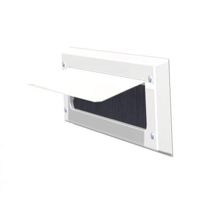 Brievenbus met klepwit Brievenbus met klepwit