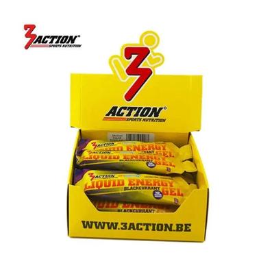 3ACTION liquid energy gel blackcurrant 55 ml (doos 15 st) 1202020011