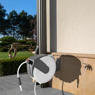 Slanghaspel Compleet met muurbevestiging - Automatisch - 20 meter - thumbnail