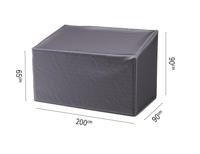 Loungebankhoes 200x90xH65/90 cm AeroCover - Aerocover - thumbnail