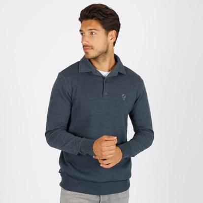 Heren Trui Casteren | Jeansblauw Melange