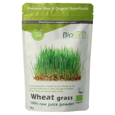 Biotona Wheat grass raw bio 150 Gram