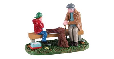 Lemax playing with gramps kerstdorp figuur type 4 2021