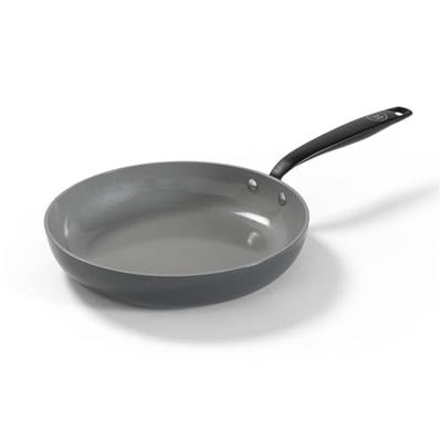 BE Living Koekenpan ø 20 cm - keramische anti-aanbaklaag - PFAS-vrij - geschikt voor alle warmtebronnen - grijs