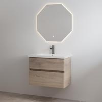 Badmeubelset Best Design Quick 65 cm Hout + Glans Wit Blad - thumbnail