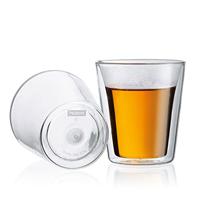 Bodum Dubbelwandige koffie- / theeglazen Canteen - gepatenteerd ventiel - 200 ml - 2 stuks - thumbnail