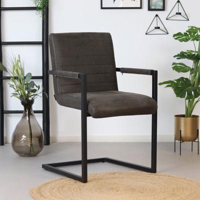 Jesper Home Eetkamerstoel 'Kushi' Beehive Steel, kleur Skyfall