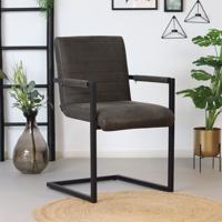 Jesper Home Eetkamerstoel 'Kushi' Beehive Steel, kleur Skyfall - thumbnail