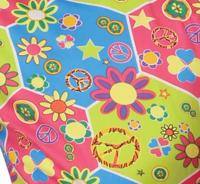 Hippie jongen flower power - thumbnail