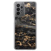Samsung Galaxy A23 hybride hoesje - Marmer grijs brons - thumbnail