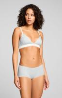 Puma Dames Mini Shorts Invisible Cotton 2-pack Light Grey Melange-M - thumbnail