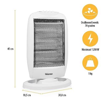 Tristar KA-5129 Halogeenstraler 400 W, 800 W, 1200 W 38 m³ Wit