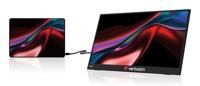 Verbatim Draagbare monitor, 15,6 inch Full HD draagbare monitor van kunststof, voor laptop, tablet, smartphone, PS5 of Nintendo Switch met USB-A, USB-C en HDMI-aansluiting, zwart - thumbnail