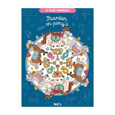 Wins Holland Ik kleur mandala's paarden en pony's - kleurboek