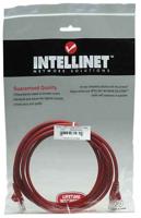 Intellinet 318952 RJ45 Netwerkkabel, patchkabel CAT 5e U/UTP 1.00 m Rood 1 stuk(s) - thumbnail