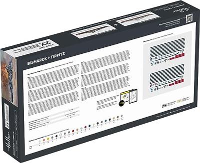 Heller 85078 Bismarck + Tirpitz TWINSET Bouwpakket Schaal 1:400