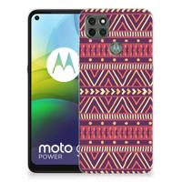 Motorola Moto G9 Power | TPU bumper | Aztec Paars - thumbnail