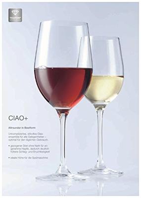 Leonardo Ciao+ rode wijnglas - set van 6