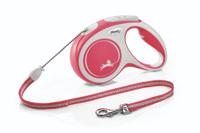 Flexi New Comfort - Hondenriem - Koord - Rood - M - 5M - thumbnail