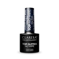 Claresa top coat no wipe glitter blue 5ml - thumbnail