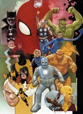Marvel 80th Anniversary Puzzle Characters