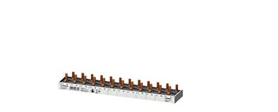 Siemens 5ST36740 Stiftlijst Aantal rijen 2 Meerdere kleuren 10 mm² 63 A 230 V Geleidertype = L, N 1 stuk(s)