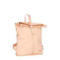 New Rebels Branson - Los Angeles Rolltop Backpack Mini Salmon | 7L Waterafstotende Rugzak van PU - thumbnail