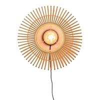GOOD&MOJO Wandlamp 'Bromo' 40cm, Bamboe, kleur Naturel - thumbnail