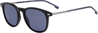 Hugo Boss zonnebril dames cat. 2 zwart/blauw (1121/S) Hugo Boss zonnebril dames cat. 2 zwart/blauw (1121/S)